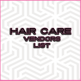 HAIR CARE PRODUCTS VENDORS LIST